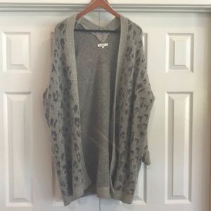 Easel Leopard Cardigan